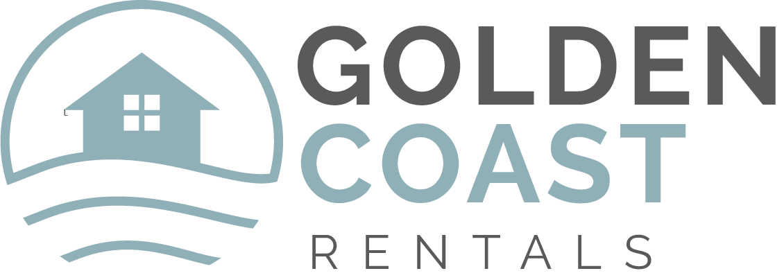 Golden Coast Rentals logo for Clearwater Beach vacation rental company in Florida