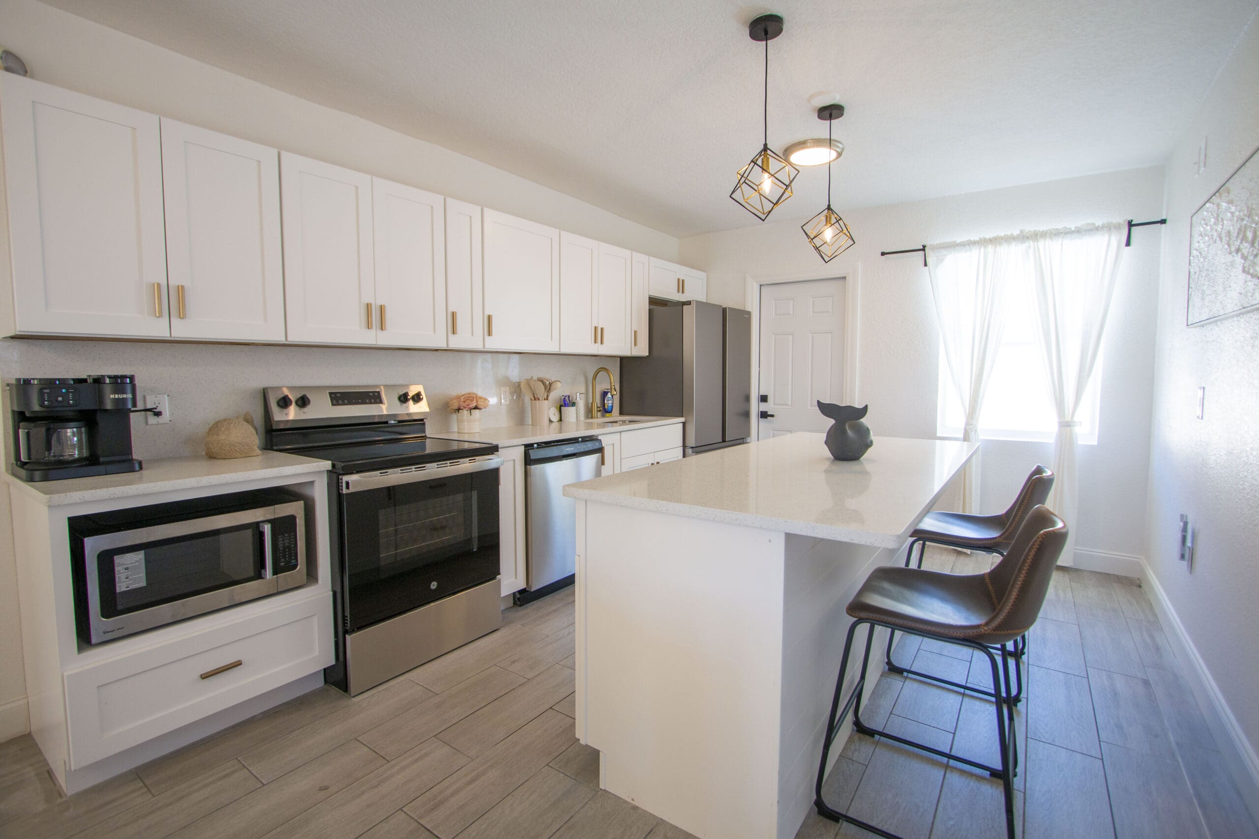 Sea Glass Beach Compound front kitchen