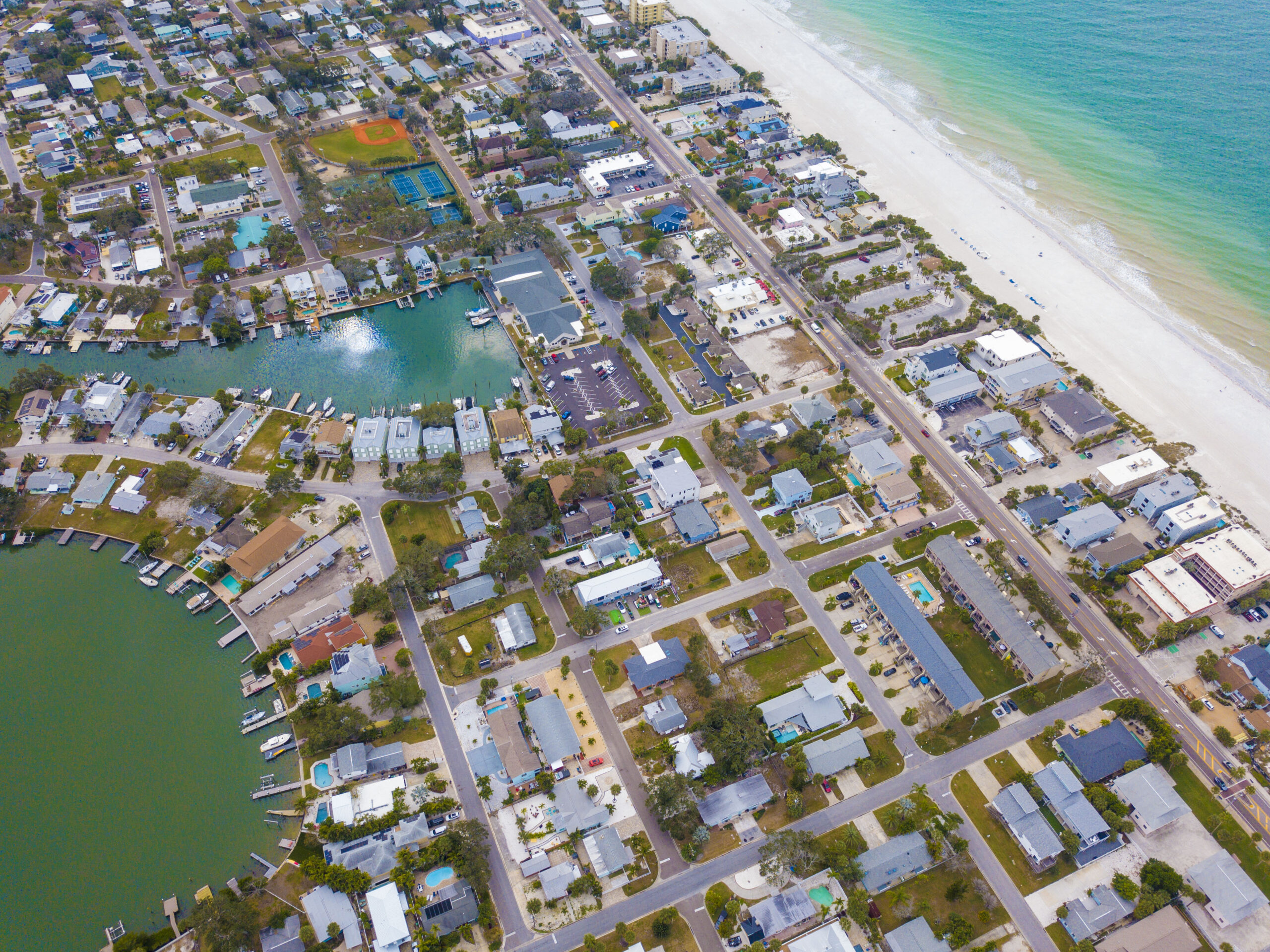 Paradise by the Gulf aerial view